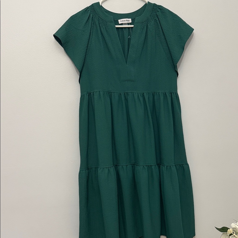 Calvin Klein Collection Dark Green Casual Dress